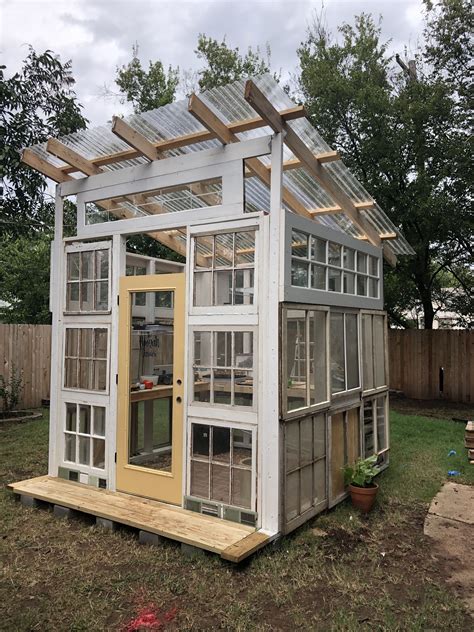 reclaimed greenhouse framing